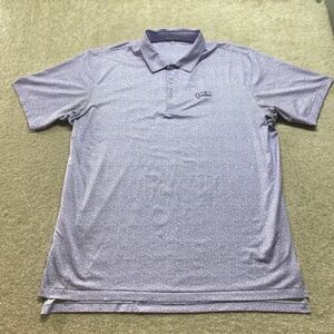 Peter Millar Summer‎ Comfort Shirt Mens 2XL Polo Quintero Golf Purple Pattern